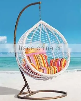 Cheap Wicker Round Hanging Bed photo-2