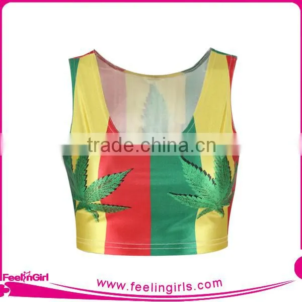 Wholesale Cheap Latest Design Blank Summer Crop Tops for Women photo-5