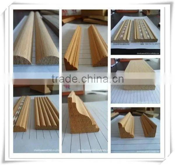 Engineered Wood Flat Design Interior Door Window Trim photo-3