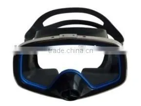 Classic Single Window Rubber Diving Mask With Purge Valve Scuba Diving Equipments Underwater Sports photo-2