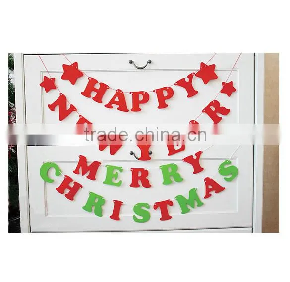 Felt Christmas Garland for Christmas Party Decorations photo-2