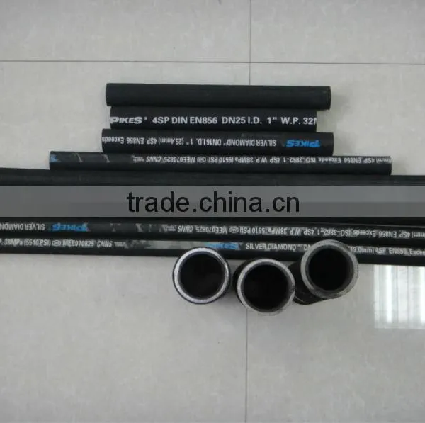 Black Smooth Durable Hydraulic Rubber Hose Automotive A/C Hose photo-4