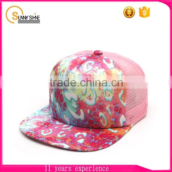 2016 China Fashion Pink Blank Truker Hats For Women Wholesale photo-2