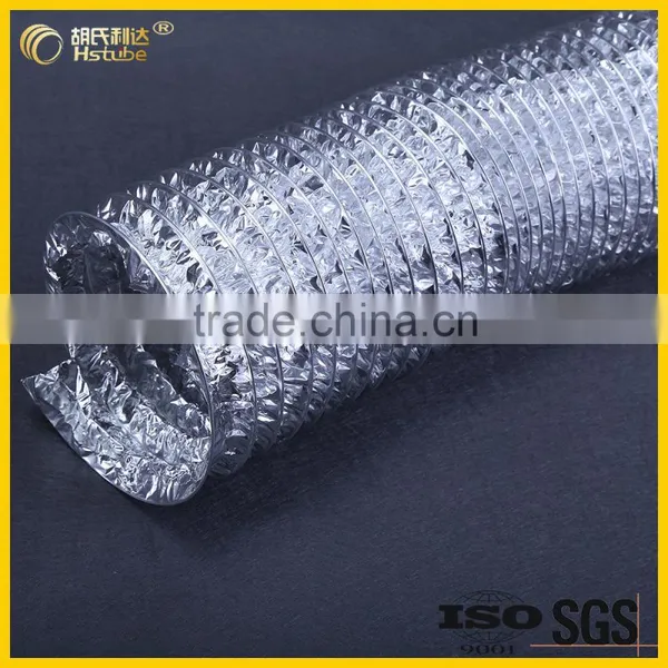 HVAC Aluminum Foil Polyester Insulated Flexible Air Conditioner Ventilation Duct
