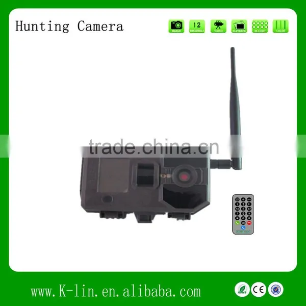Factory Dercetly Suppliying MMS GPRS Remote Control Digital Night Vision NO Glow Stealth Trail Camera photo-3