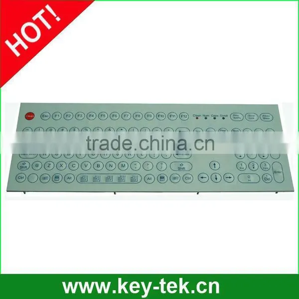 IP65 Industrial Rugged Easy Cleaned Membrane Keyboard With Integrated Keypad photo-2