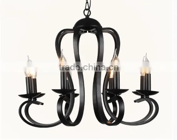 Simple Design Metal Chandelier ,America Style Chandelier ,Glassic Candle Chandelier,Retro Metal Branch Chandelier photo-2