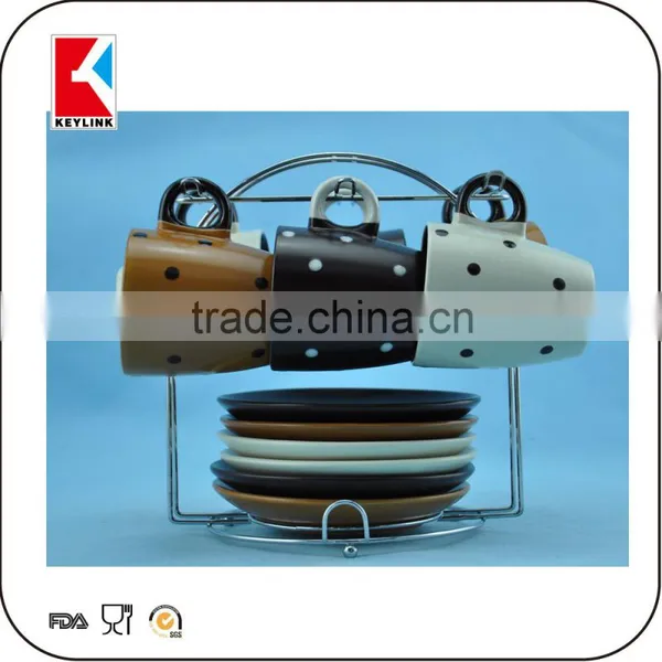 Best Selling Items 3oz Promotional Tea Cups White Espresso Ceramic Cup and Saucer photo-6
