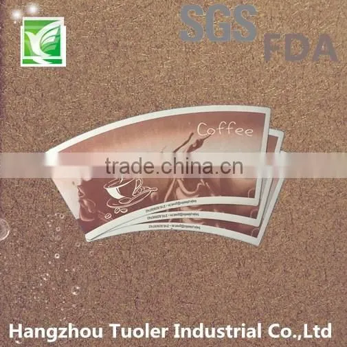 Flexographic Printed PE Coated Paper Cup Sleeve photo-4