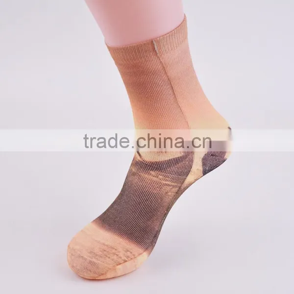 Hot Sale Lady's Sublimation Crew Socks Fashion Printing Socks photo-5