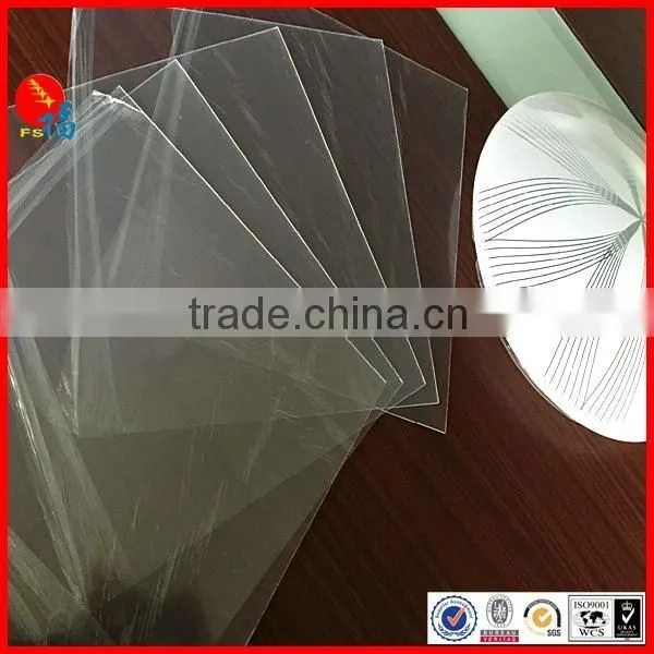APET Material Plastic Matte White Plastic Diffuser Lampshade photo-5