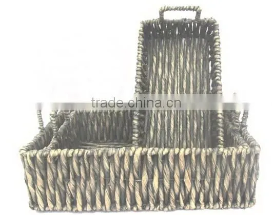 Beautiful Water Hyacinth Basket With Handle photo-3