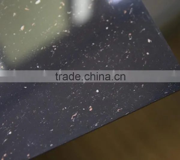 60x60 Black Crystal Double Loading Polished Porcelain Floor Tiles photo-4
