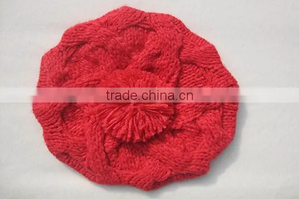 Trade Assurance Cheap Acrylic Custom Knitted Pom Beanie Hat photo-2