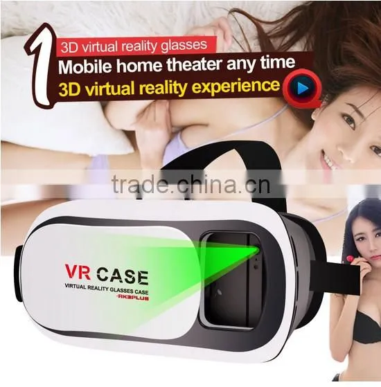 Vr Box 2.0 Пластиковые виртуальные реальности 3D очки Google Cardboard 3D VR коробка видео. Лучший выбор по качеству
