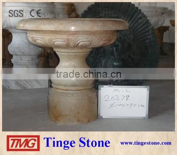 Cheap Flower Pots 1m Height for Garden Natural Stone
