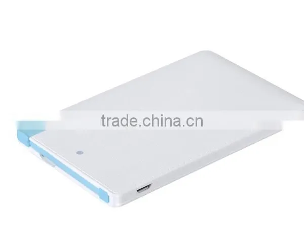 Universal Battery Charger Ultra Thin Card Powerbank Portable Powerbank 2500mah/credit Card Power Bank photo-4