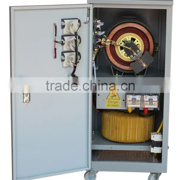 SVC 10Kva Automatic Single Phase Copper Coil Servo Motor Digital Voltage Stabilizer For Computer photo-5