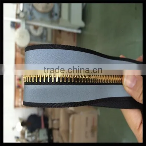 TPU Wholesale Clothing With Brass Reflective Zipper photo-2