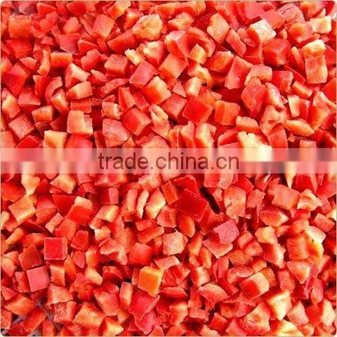 Supply Hot Sale IQF Red Pepper Diced With Good Quality photo-2