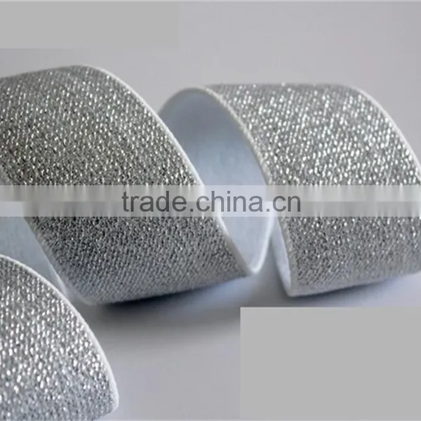 Fashion White Lurex Elastic Band photo-3