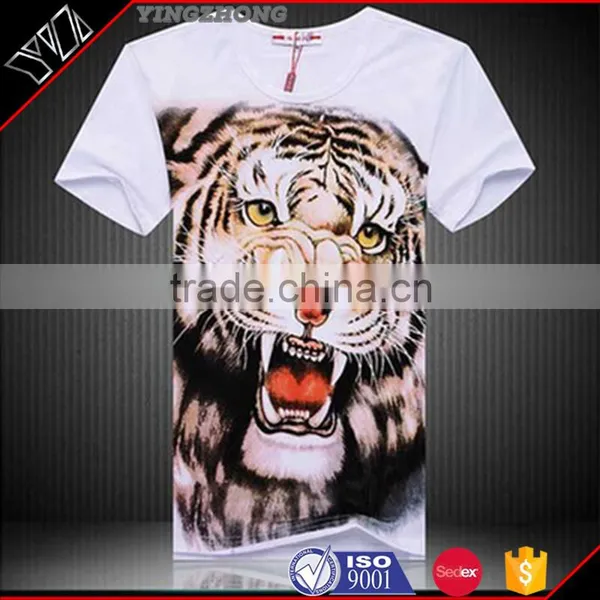 Casual Round Neck 100% Cotton Custom Plain Long Man Tshirt photo-5
