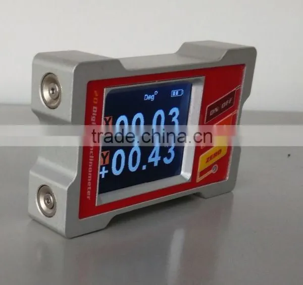 DMI420 Fast Response Dual Axis Metal Protractor With Calibration Alarm Deg/mm Dual Unit Switch Multi-function WOODEN BOX PACK photo-2