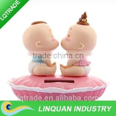 Cute Solar Doll/ Shake Head Doll/KISS BABY Doll /Car Decoration