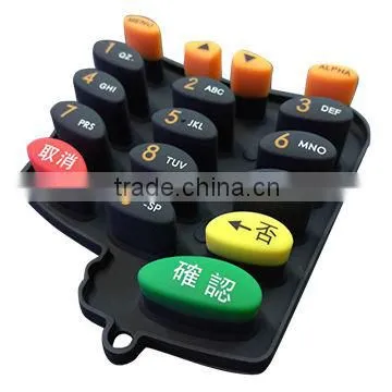 Silk Screen Printing Silicone Keypad for Equipment photo-4