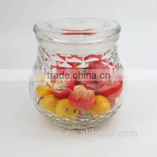 Unique Design Glass Cookie Jar With Lid photo-3