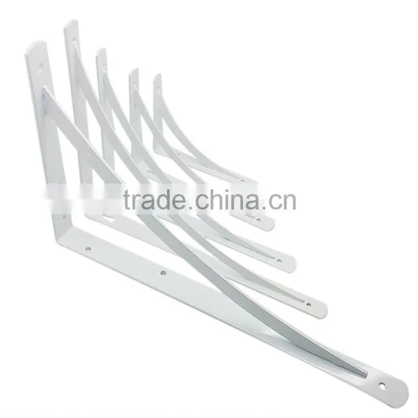 White Triangle Metal Shelf Brackets 5 Sizes Available to Meet Different Sizes of Shelves photo-6