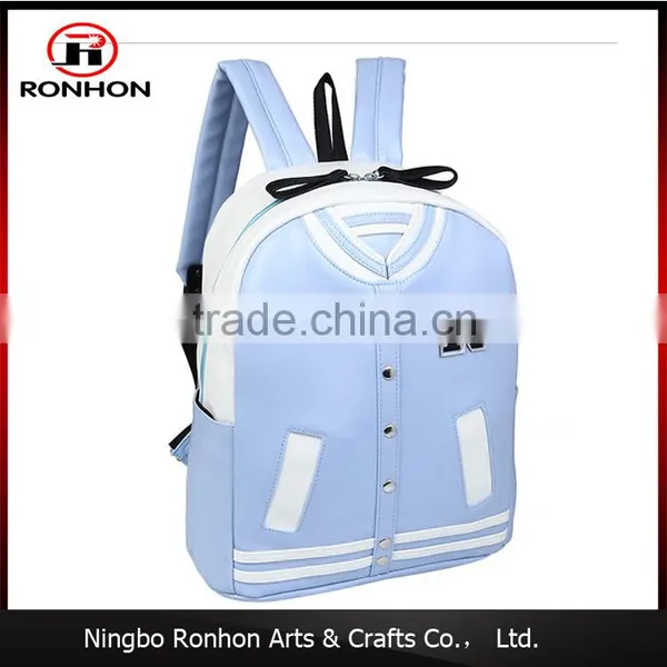 2016 Fashion PU Simulation Coat Backpack for Kds photo-2