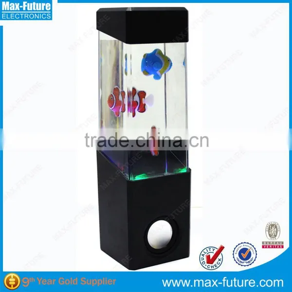 Hot Sales Led Dancing Water Show Speaker With Small Aquarium, LED Water Light Speaker With Dancing Fish photo-4