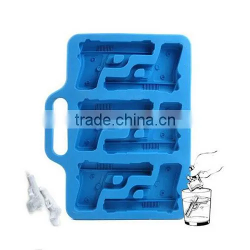 Gun Ice Cube Tray Silicone Gun Shape Cake Pan photo-4