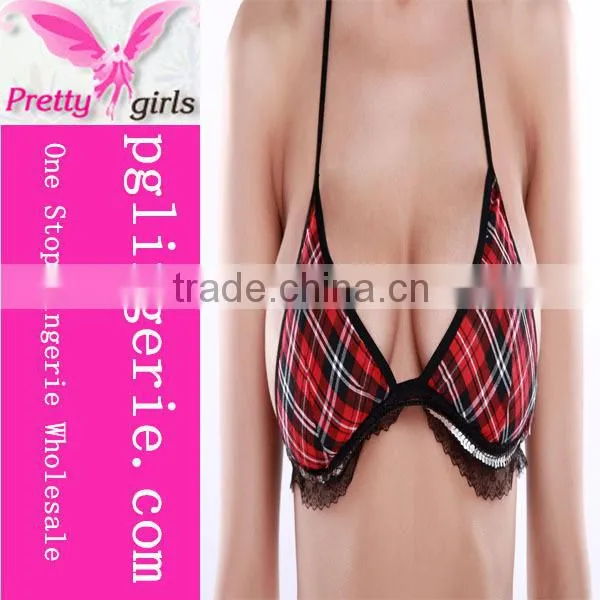 Sexy Check Fabric School Uniform Japanese School Uniform Pattern photo-2