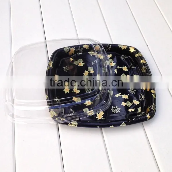 SM1-3123A Clear Plastic Party Tray With Lid photo-4