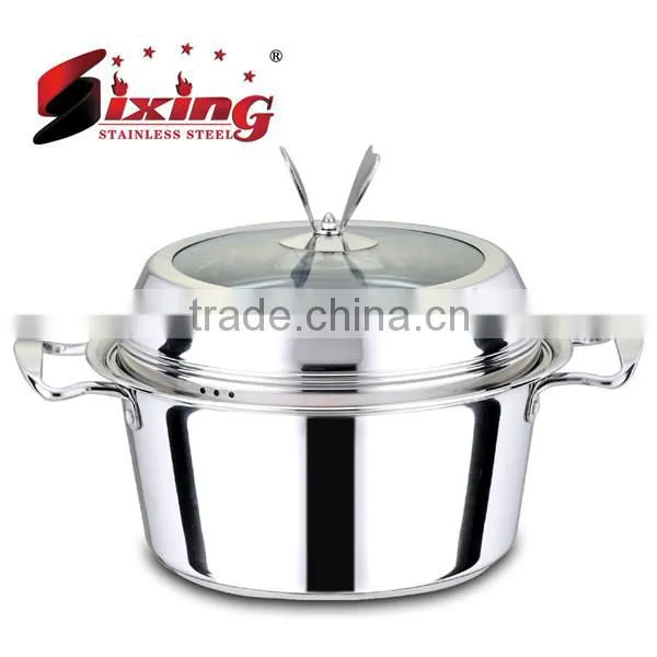 Fashion Design Stainless Steel Food Steamer/Steamer Pot