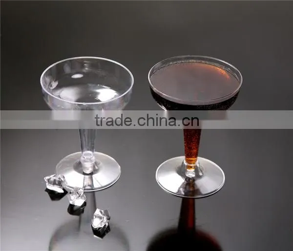 3.5oz Elegant Cheap Plastic Wine Glass