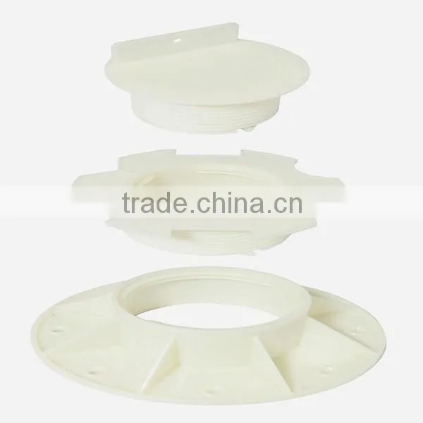 ABS Material Plastic White Adjustable Floor Support. photo-3
