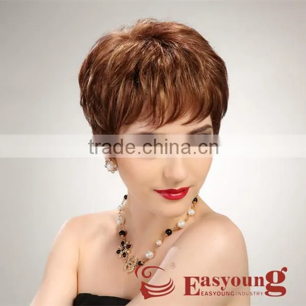 Hand Tied Wig Technique and Wig Type Synthetic Mono Wig photo-2