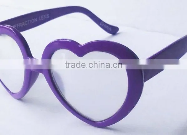 Heart Diffraction Glasses With Fireworks Lens photo-4