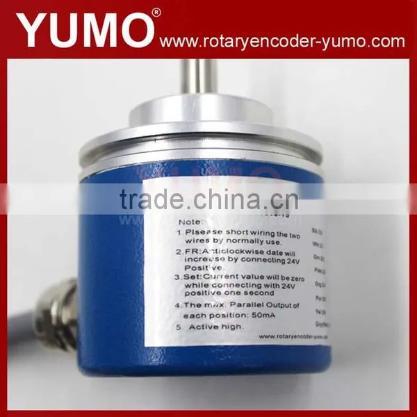 YUMO ASC5810G58mm 10mm 10 Bit SSI 5V 24V IP56 Custom Made SSI Encoder Manufacturers Absolute Rotary Encoder photo-4