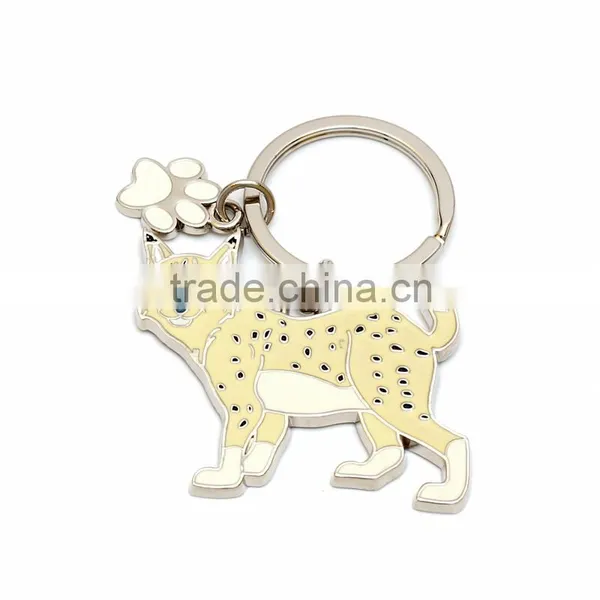 Promotional Customized Metal Shape Dog Keyring Ketchain Keyfob photo-3