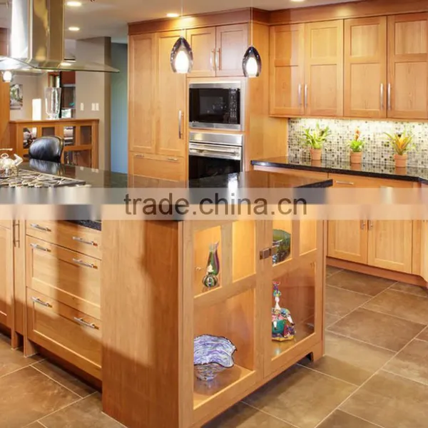 Latest Kitchen Furniture, Wood Kitchen Cabinet With Kitchen Counter Top, Cheap Kitchen Cabinets photo-5