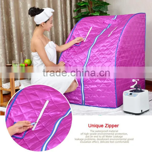 1200W 2L Capality One Person Home Portable Steam Sauna Room photo-3