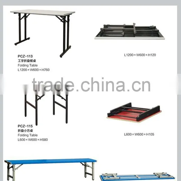 Folding Long Wood Banquet Table photo-5