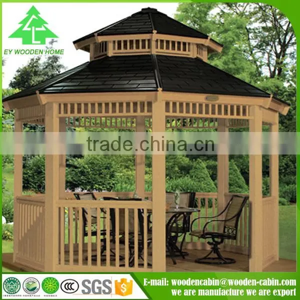 Hot New Products for 2016 Durable Wooden Garden Outdoor Gazebo / Gazebo Customized