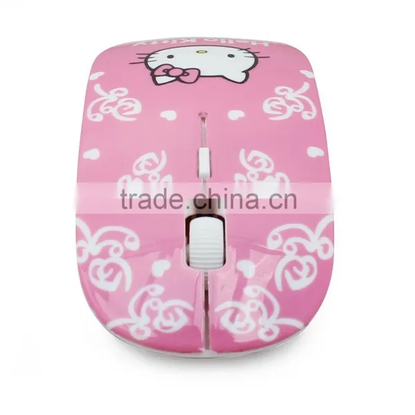 Utra Thin Pink 2.4Ghz New Optical Usa Practice Mouse photo-5