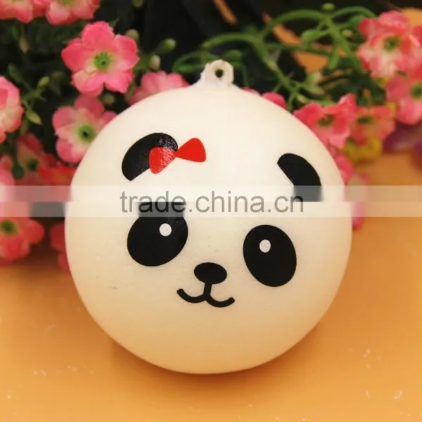 Promotional Gifts Wholesale New Creative Soft Fake Expression Panda Bread Artificial Food Model Props -Yiwu Sanqi Crafts Factory photo-2