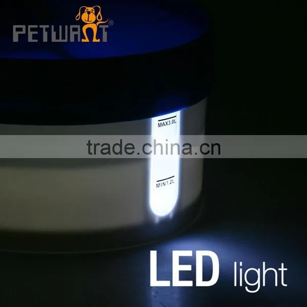 Cheap Cat Pet Drinking LED Light Water Fountain photo-2